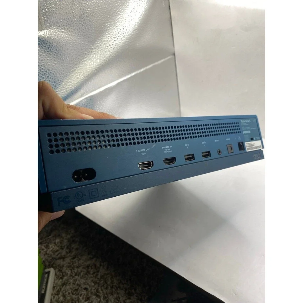 Microsoft Xbox One S 500GB Console Gaming System Deep Blue 1681